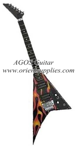 Buy 43&quot; V-shape Electric Guitar with decal AG43-V1 at wholesale prices