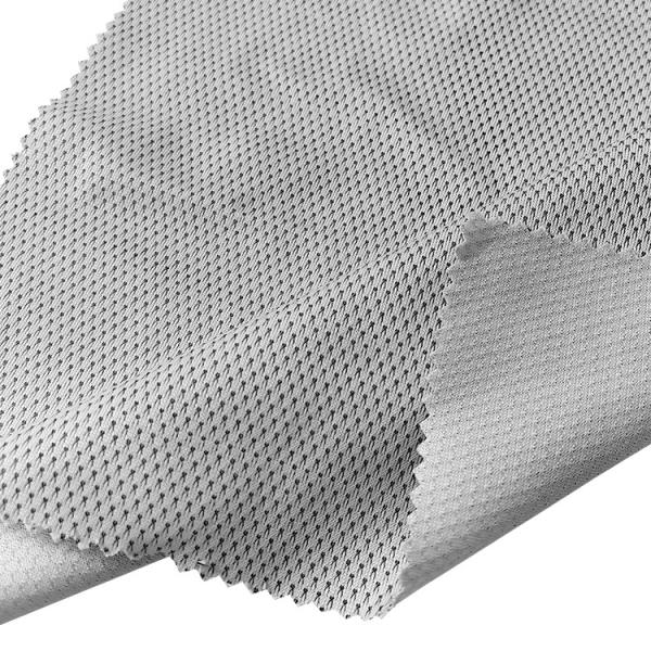 Buy Light Weight Knitted Fabric With 97% Polyester 3% Conductive Silver Fiber at wholesale prices