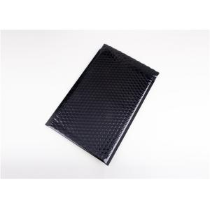 Durable Black Metallic Bubble Mailers Biodegradable Waterproof For Shipping
