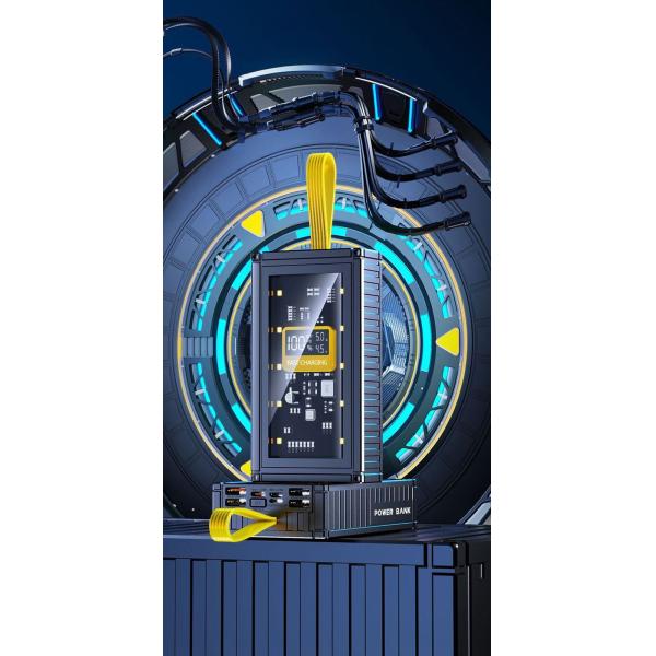 Intelligent Quick Charging Mini Power Bank For Hand Phone 20000mAh With Flashlight