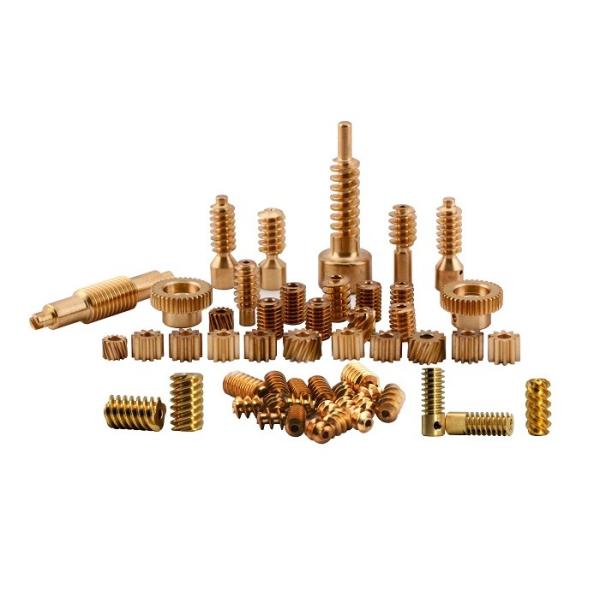 Buy Industrial Miniature Brass Worm Gear Small Customized Machinery Parts at wholesale prices