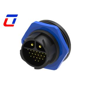 40A 2 Pin High Current Power Connector 20 Pin Waterproof Data Connector IP67