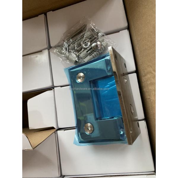 45KG Stainless Steel 90 Degree Glass Shower Hinge for Bathroom Glass Screen Long Life