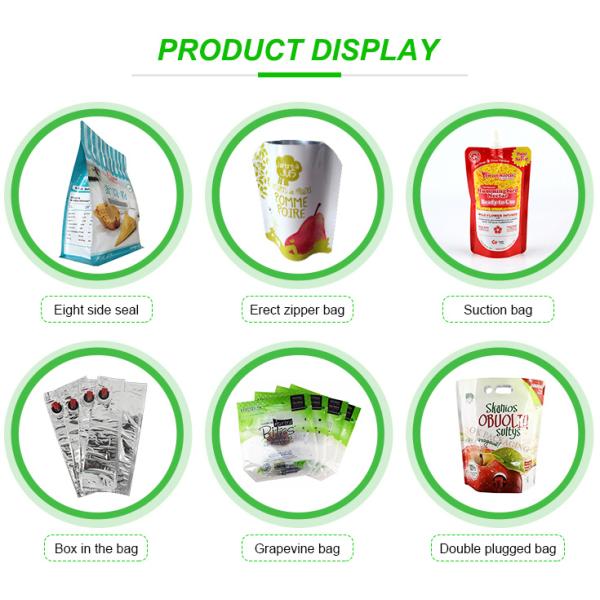 BOPP Liquid Laundry Detergent Pouch Packaging Plastic Bag 50-200 Micron