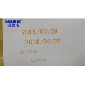 1.5-20mm Expiry Date Inkjet Printer , Automatic PET Bottles Batch Number Coding