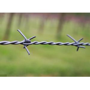Use Of Prison Walls 50kg Double Strand Reverse Twist Electro Barbed Wire Roll