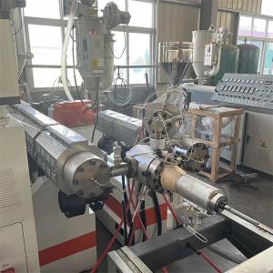 Pipe Od 90mm Double Wall Corrugated Pipe Making Machine with Fast Production