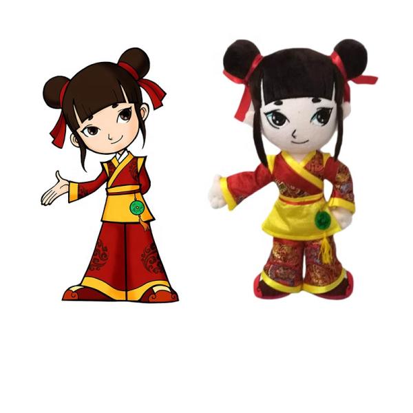 ODM Lifelike Human Plush Doll With Polypropylene Cotton Filling