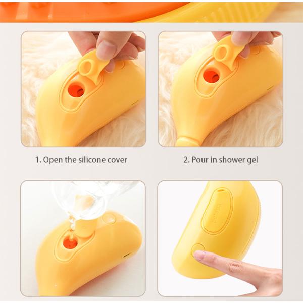 Pet Grooming Steamer Brush Dog Cat Hair Removal Brush Rechargeable Portable Steam Spray