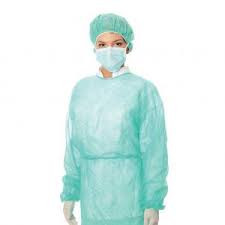 Buy Antibacterial  Disposable Chemical Suit , Medical Doctor Gown Sterilized Waterproof at wholesale prices