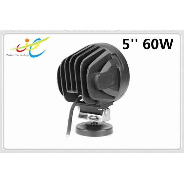 DC 12V/24V Flood Spot 5'' 60W Led Driving Light, 5inch Round 60W Led Driving Light for Offroad Truck