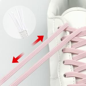 Custom Design Round Rope Woven no tie capsule shoelace for Sports Shoes Fashion