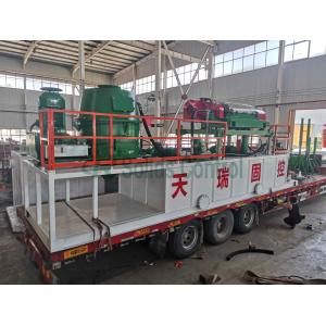 Water / Oil Based Waste Oilfield Drilling Mud Treatment System Non Landing