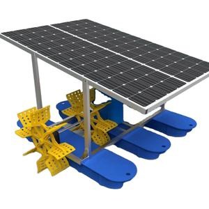 China 12V 2m Solar Paddle Wheel Aerator on sale