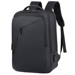 Black BSCI Business Laptop Backpack Fashion Computer Backpack Water Resistant