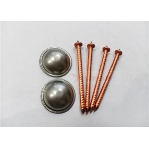 Low Carbon Steel Cd Insulation Nails 3mm Diameter With Self Locking Washers