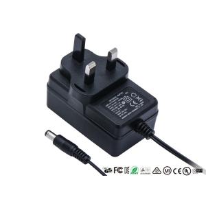 Buy cheap 12V 2A AC DC Power Adapter UK 3pin Plug In Wall Mount Power Supply With CE GS from wholesalers