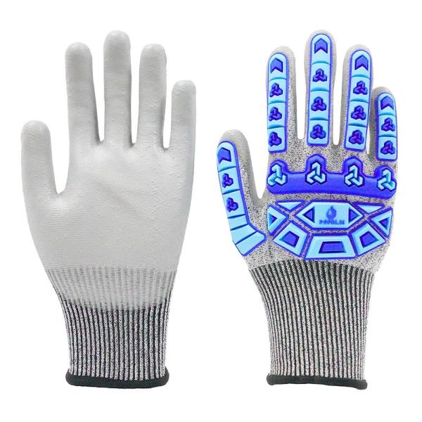 Buy Customizable PU Protective Gloves Advanced Anti-collision Safety Gloves Anti-slip Anti-puncture Labor Protection Gloves at wholesale prices