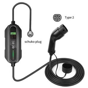 Type 2 Portable EV Charger 220V With 30A Output & Fast Charging