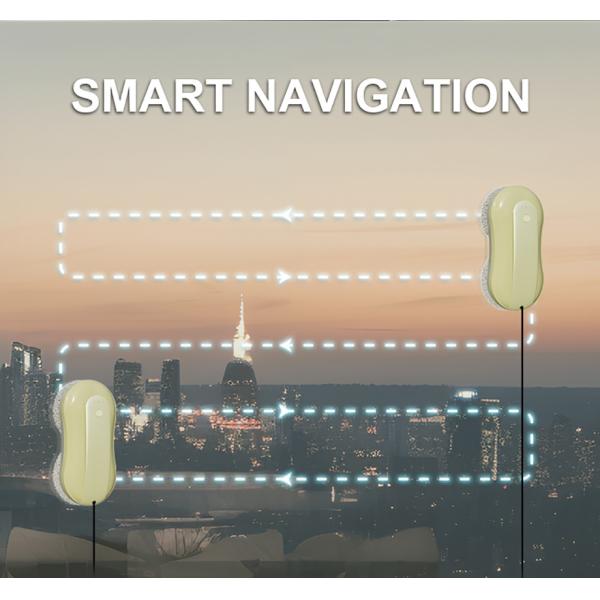 CE RoHS Certified Glass Cleaning Robot for Home One Button Start Charging Time 4 Hours