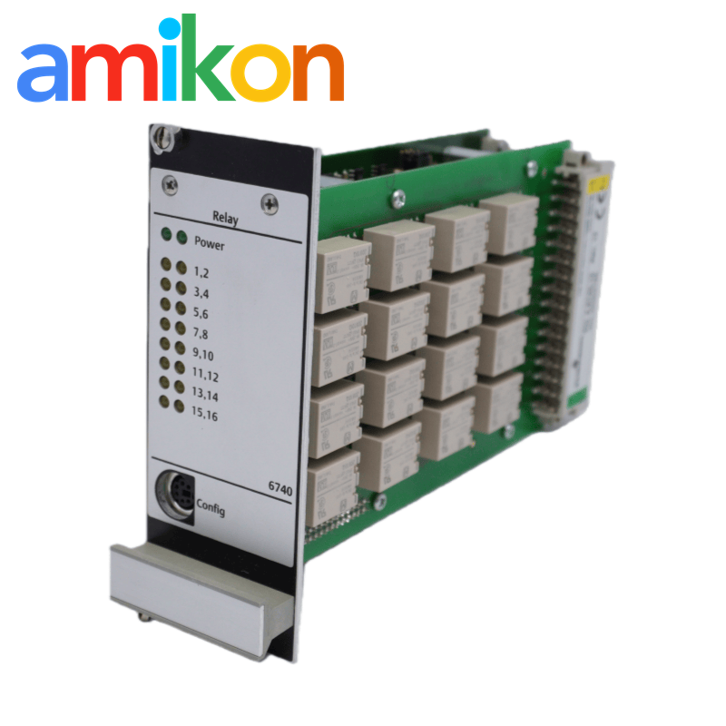 16 Channel Emerson A6740-10 Output Relay Module API 670 Machinery Protection