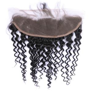 Quality Elegant-wig Indian Remy Hair Bleached Knots Loose Wave Full Lace Frontal In Stock for sale