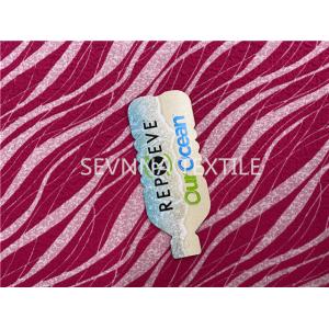 Pink Zebra Printing Superfine Fiber Yoga Wear Fabric Plain Dyed