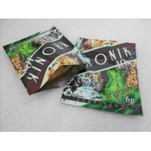 100 micron PET / VMPET / PE Herbal Incense Packaging Bags