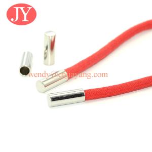 High quality plain shoelace aglets, custom logo metal aglets for sale