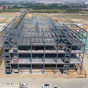 Multi Floors Steel Frame Car Parking Structure Q235B Q355B