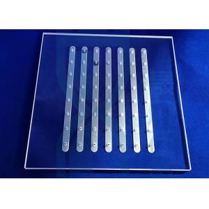 China Clear 2.2g/Cm3 Density Sio2 Quartz Glass Plate on sale