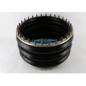 Flange Ring Triple Convoluted Industrial Air Bag Natural Rubber Air Spring