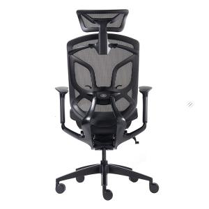 Black Powder Ergonomic Butterfly Swivel Office Chair Breathable Mesh Automatic