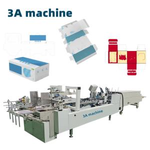 3A PLC CQT 800 Automatic Folder Gluer Machine for Gluing of Cardboard/Corrugated