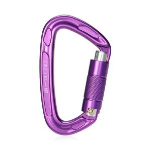 24KN Heavy Duty Auto Locking Climbing Carabiner Clips Twist Lock for Adventure