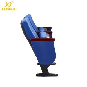 Fabric Auditorium Seating Floor Fixed Church Hall Chairs / Low Back Chair
