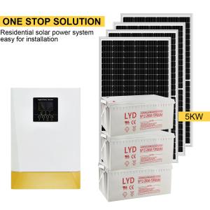 MPPT Aluminum Alloy Off Grid Solar System 60Hz 50Hz