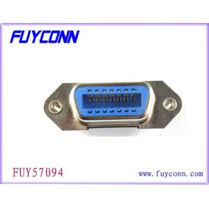 36 Pin Centronic Straight Angle Champ Receptacle Female PCB Connector with board