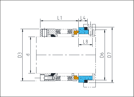 25bar Replacement Of John Crane 715 Mech Seal Pump