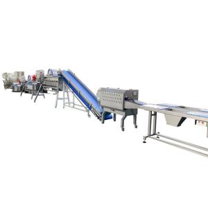 China 304 Stainless Steel Ozone 2000kg/H Fruit Vegetable Washing Machine on sale