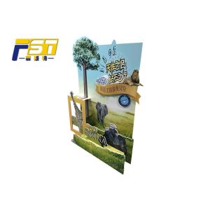 Attractive Foldable Cardboard Advertising Standee Unique Design For Promotion