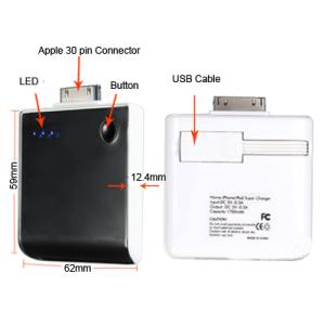 IPhone 4 Extender Battery Case For IPhone IPod Power Bank With 1700Mah Capacity
