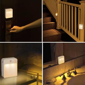 automatic cabinet light, Stick-On Motion Sensor Night Light Battery Powered