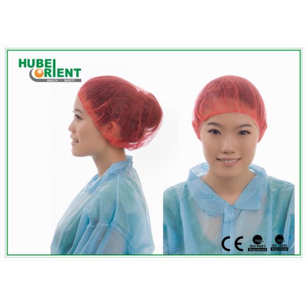 Disposable Soft Non-Woven Polypropylene Surgical Bouffant Cap With Single
