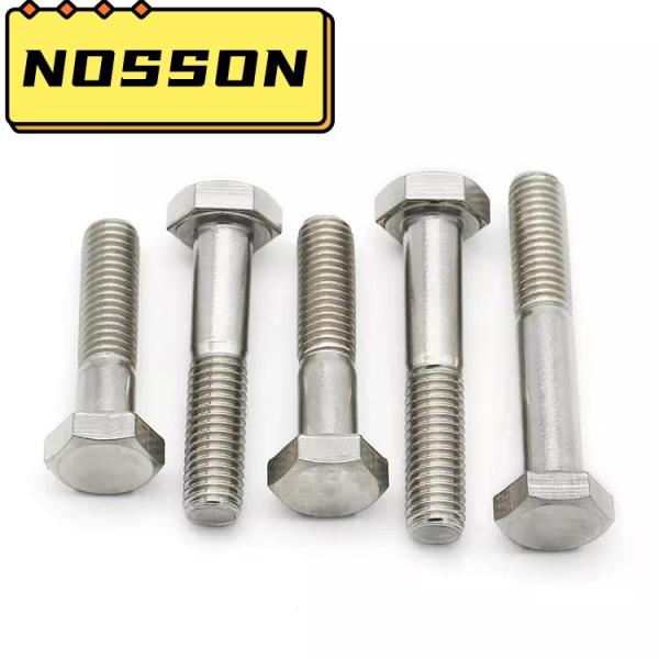 ZINC Finish ANSI/ASME Standard Stainless Steel Half Thread Hex Bolt for Heavy Duty Applications