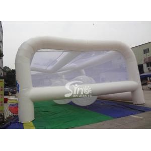 Adults energy challenge running inflatable obstacle tent with transparent balls