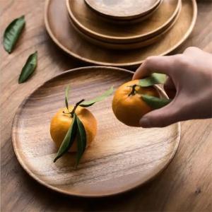 Hot selling natural wood personalized food service reusable tableware coaster