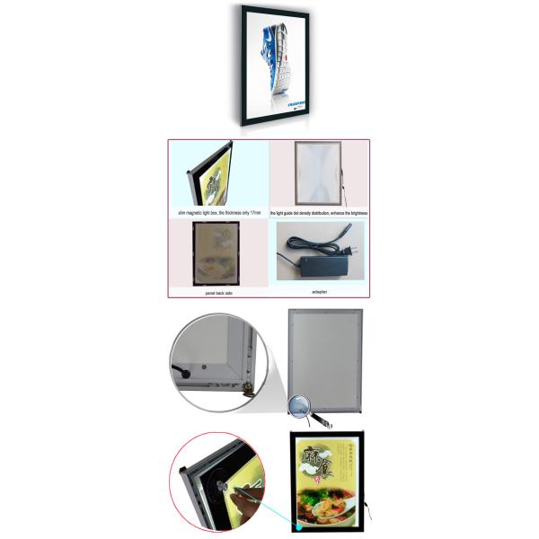 24" X 48" Single Side Magnetic Light Box Shopping Mall Advertising Sign