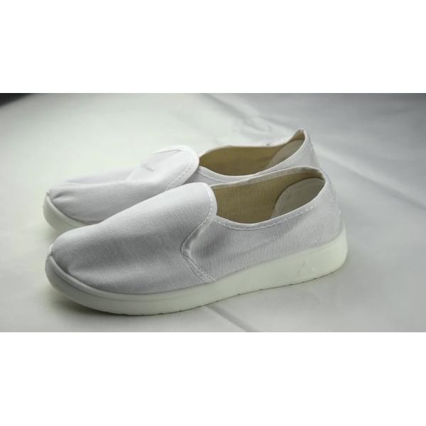 Buy Anti static ESD pu cleanroom shoes canvas comfortable esd shoes designer safety shoes at wholesale prices