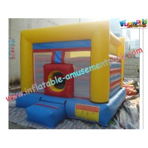 Waterproof Commercial Bouncy Castles 3x3M With Slide